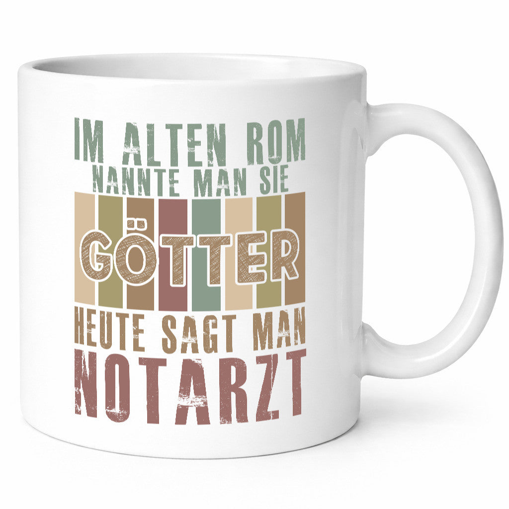 Heute sagt man: Notarzt | Arzt Humor Geschenkidee Tasse
