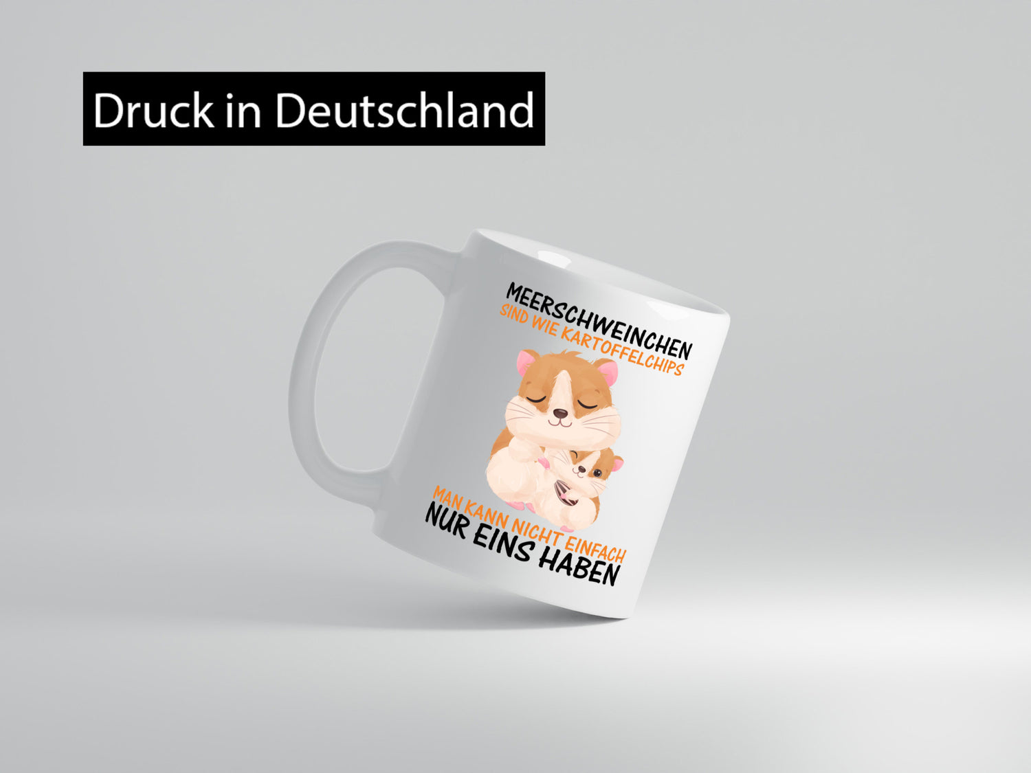 Süße Meerschweinchen | Comic Tierliebhaber Kuscheln Geschenk Humor lustiger
