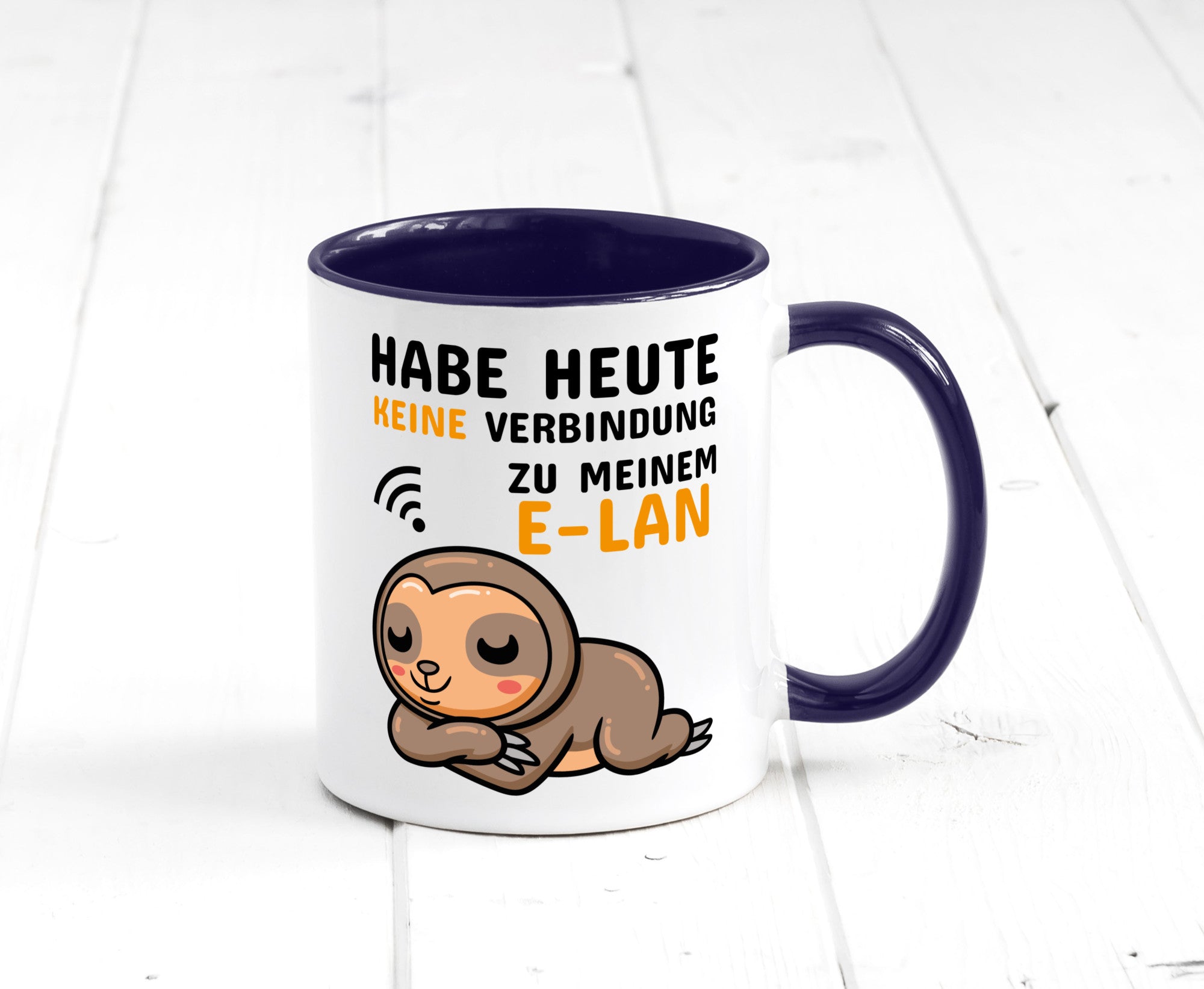 Keine Verbindung lustig Humor Geschenkidee Geschenk Tasse