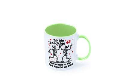41. Geburtstag | Knackige 41 Ich bin alt v2 Humor Geschenkidee Tasse