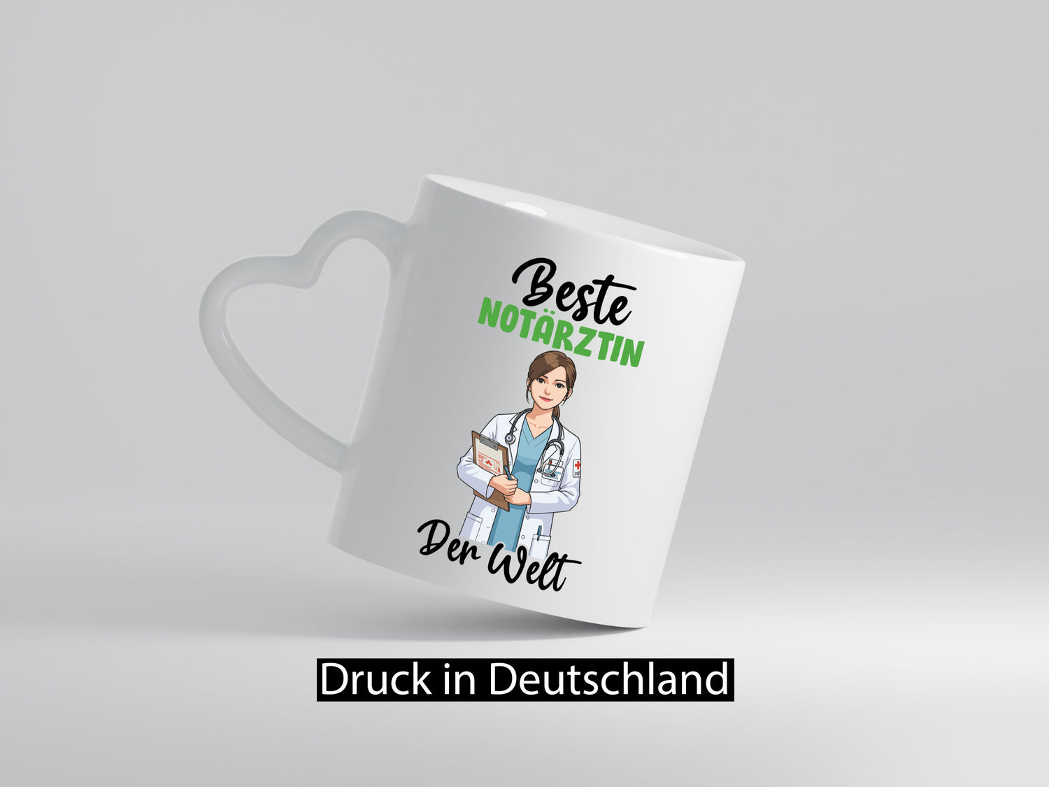 Beste Notärztin | Ärztin v2 lustiger Spruch Geschenk Humor Geschenkidee Tasse