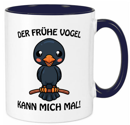 Der Frühe Vogel Humor Geschenkidee Tasse