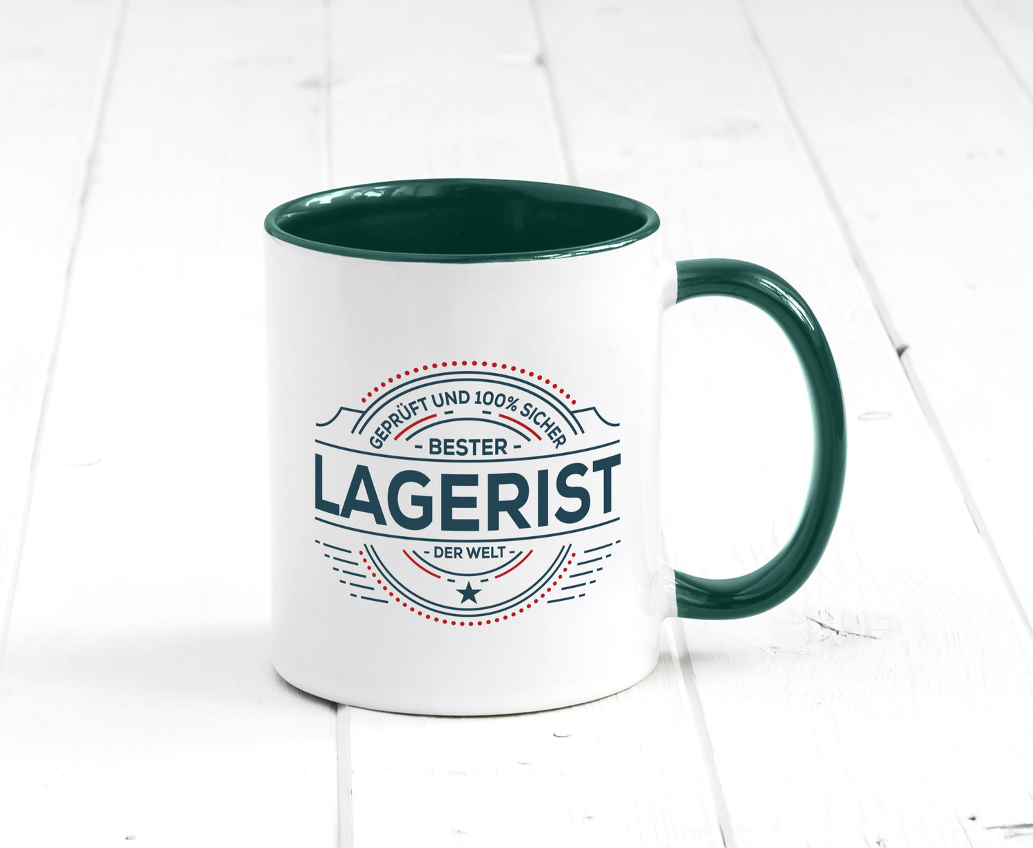 Geprüft und sicher: Lagerist | Lageristen Lager Arbeiter lustiger Spruch