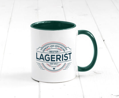 Geprüft und sicher: Lagerist | Lageristen Lager Arbeiter lustiger Spruch