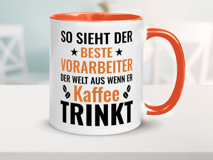Kaffee trinkt: Vorarbeiter | Kollege Teamleiter Geschenk Arbeit Kollegen Büro
