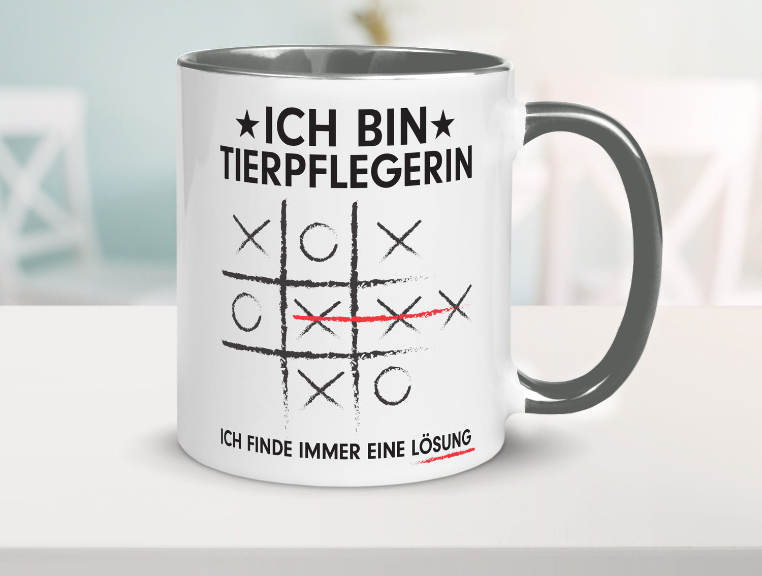 Löse Probleme: Tierpflegerin | Pflegeberuf Tierheim v3 Humor Arbeit Kollegen