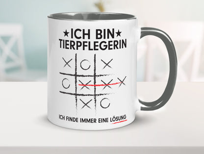 Löse Probleme: Tierpflegerin | Pflegeberuf Tierheim v3 Humor Arbeit Kollegen