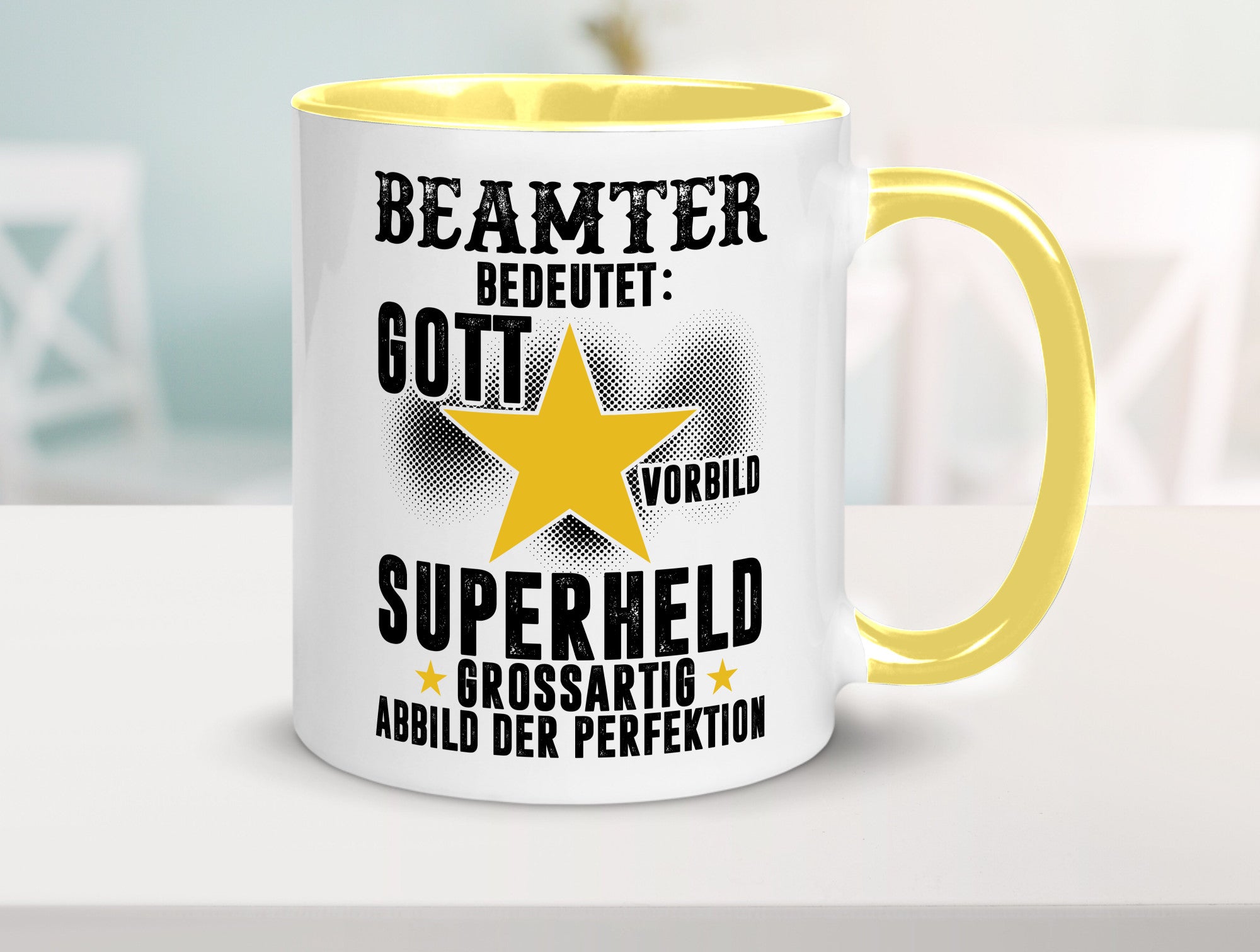 Bedeutung von Beamter | Verbeamtung öffentlicher Dienst Humor Geschenkidee Tasse