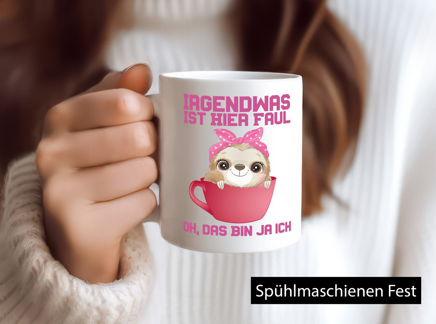 Irgendwas Ist hier Faul lustig Humor Geschenkidee Geschenk Tasse