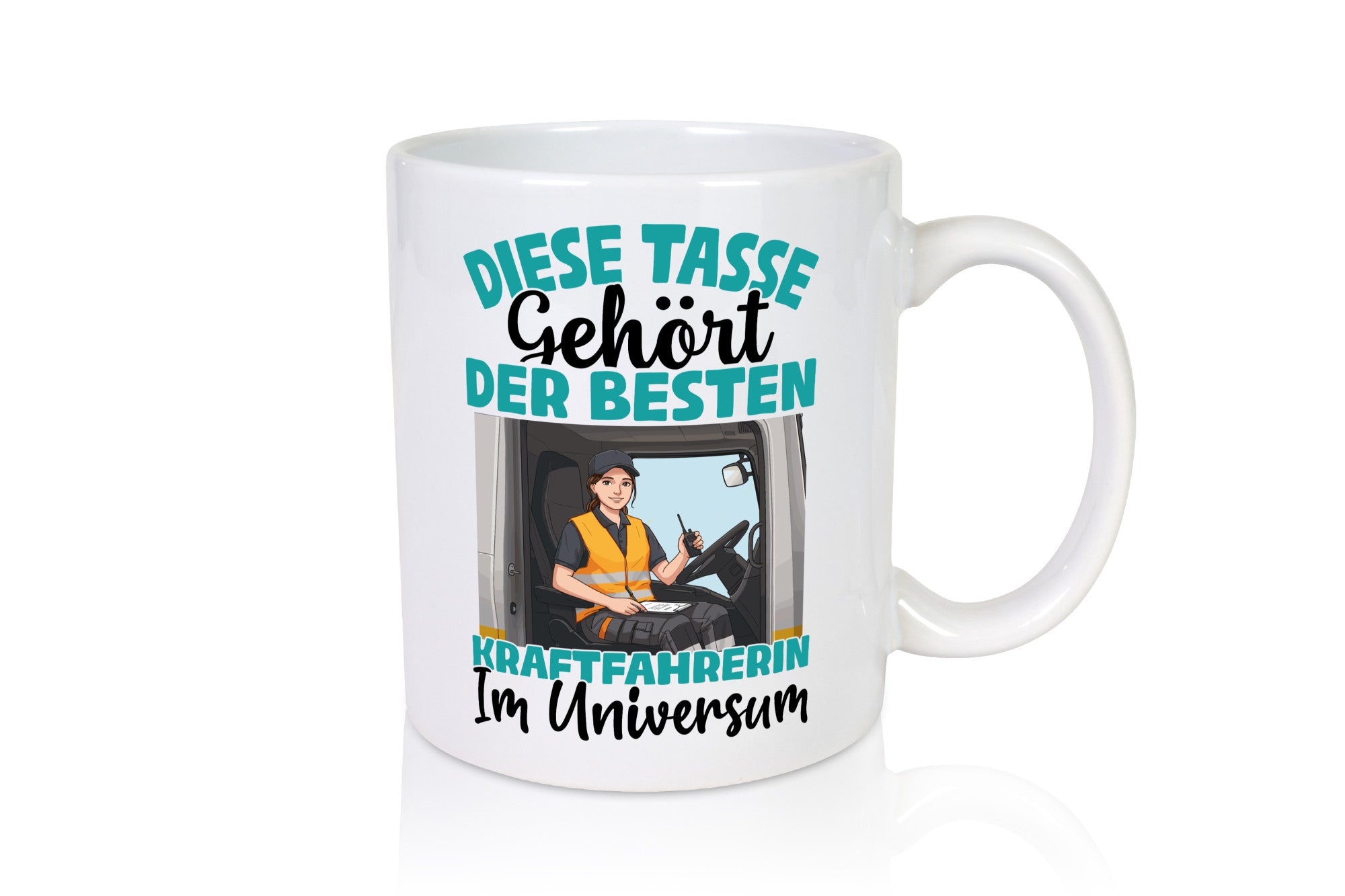 Im Universum: Kraftfahrerin | Lastwagen LKW lustig Humor Geschenkidee Geschenk