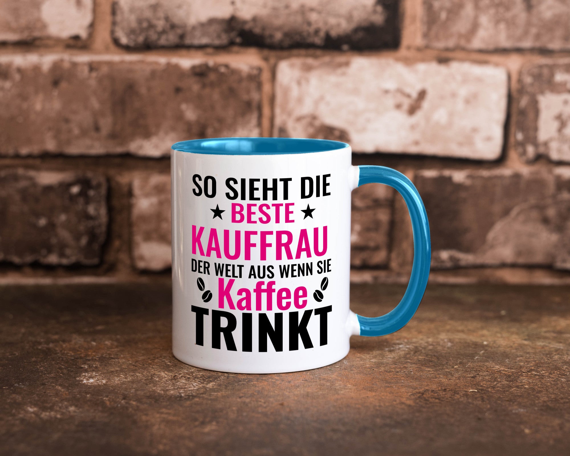 Kaffee trinkt: Kauffrau | Kauffrauen lustiger Spruch Geschenk Humor