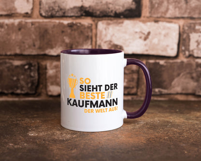Der Weltbeste Kaufmann Kaufmänner lustig Humor Geschenkidee Geschenk Tasse