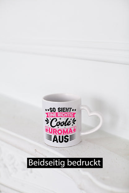 Coole Uroma | Oma Urgroßmutter lustig Familie Geschenkidee Geschenk Tasse