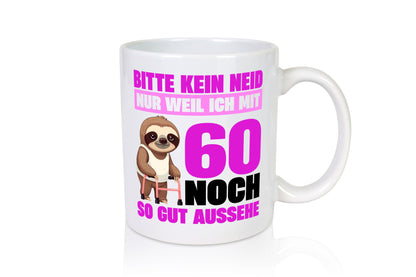 60. Geburtstag | Bitte kein neid Faultier 60 Jahre v2 Geschenk Geschenkidee