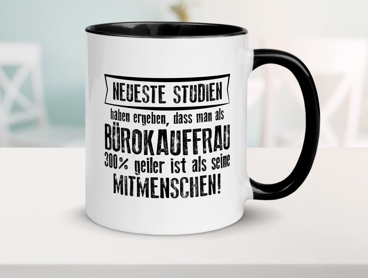 Neuste Studien: Bürokauffrau | Kauffrau lustig Arbeit Kollegen Büro Geschenk Tasse