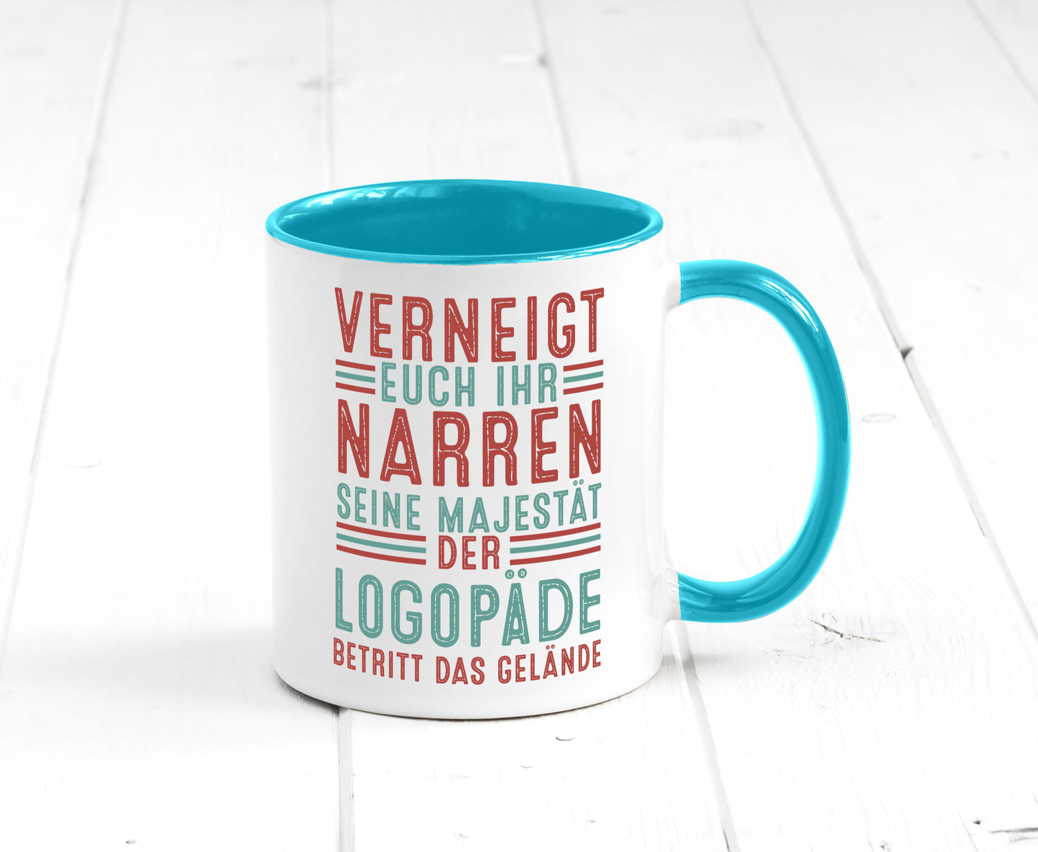 Verneigt euch: Logopäde | Sprachtherapie Geschenkidee Humor Tasse