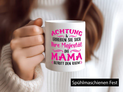 Achtung erheben sie sich | mama betritt den Raum lustig Familie Geschenkidee
