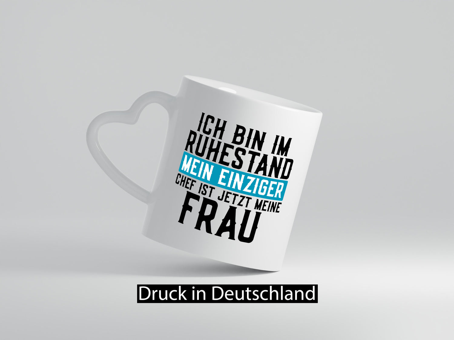Mein Chef ist meine Frau | Ruhestand Rentner Ehe lustiger Spruch Geschenk