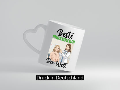 Beste Akustikerin | Akustik Hörgeräteakustik Geschenk Humor Geschenkidee