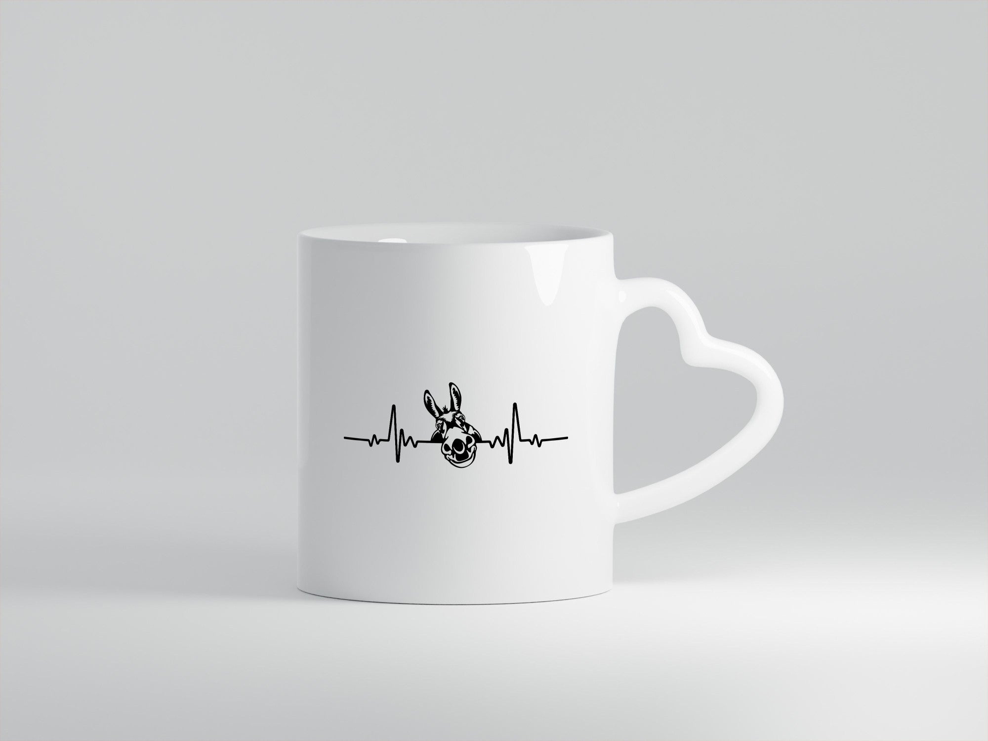 Heart Beat | Herzschlag Esel Eselliebhaber Geschenk Humor Geschenkidee lustiger