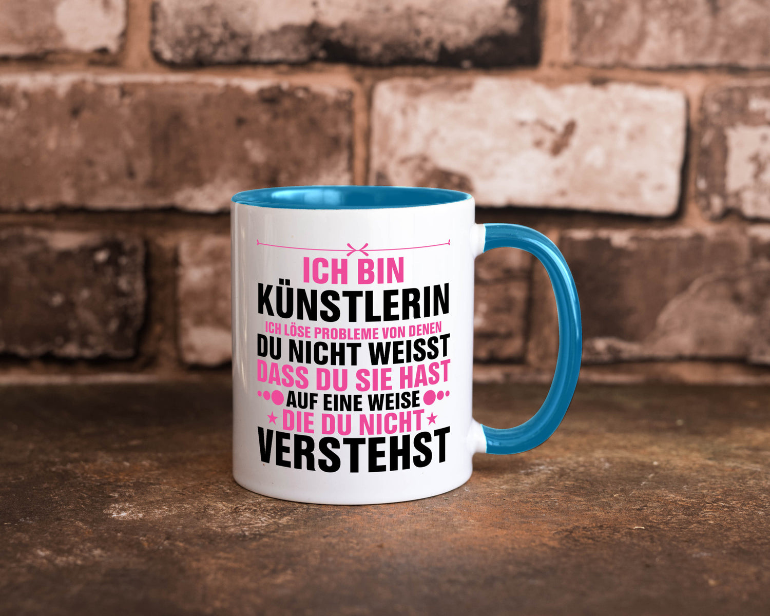Löse Probleme: Künstlerin | Kunst v2 Geschenkidee Humor Tasse