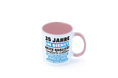 35 Jahre im Dienst | Jubiläum Arbeit v6 lustiger Spruch Geschenk Kollegen Büro