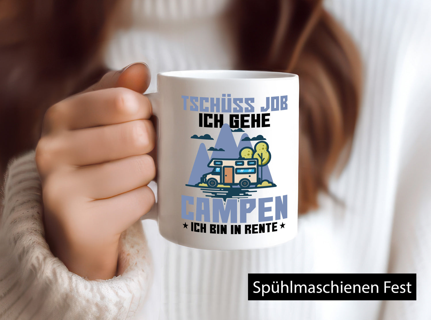 Ich gehe campen | Rentner Ruhestand Camper Geschenkidee Jubiläum Humor Tasse