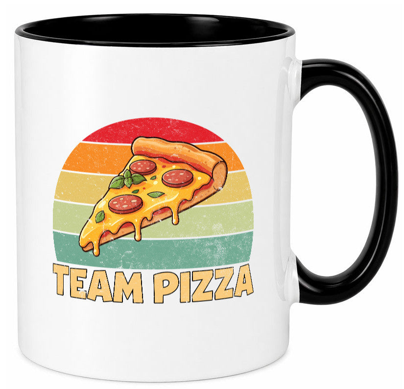 Team Pizza | Pizzaliebhaber Lover v2 Geschenkidee Humor Tasse
