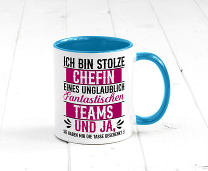 Stolze Chefin | Tolles Team Mitarbeiter lustig Arbeit Kollegen Büro Geschenk