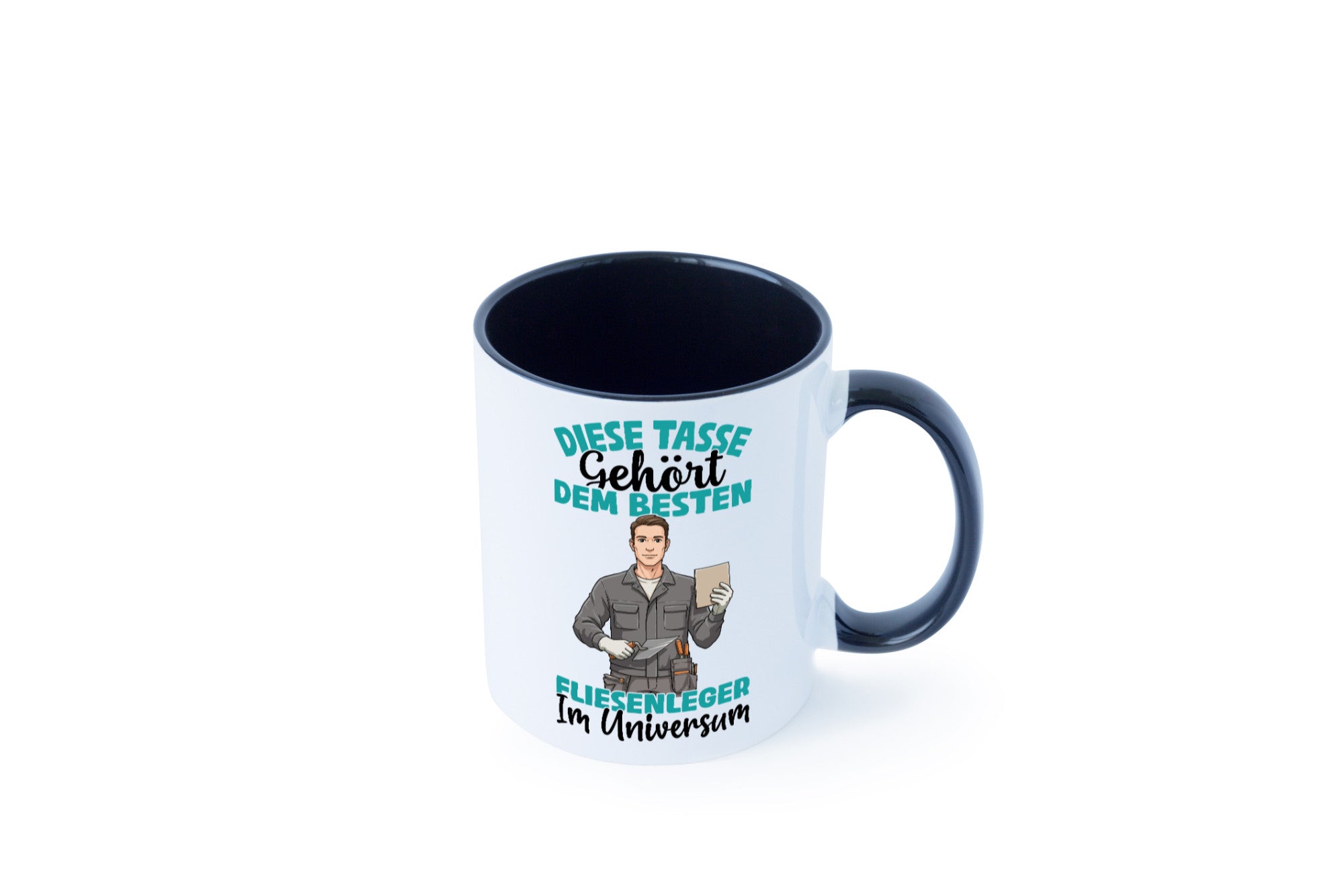 Im Universum: Fliesenleger | Fliesenlegen Bau Geschenk Humor Geschenkidee
