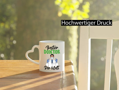 Bester Doktor | Doktorand Doktortitel v2 Humor Geschenkidee Tasse