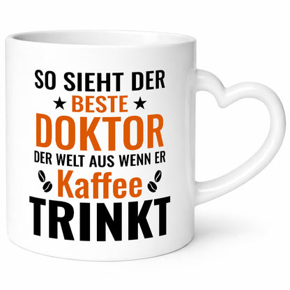 Kaffee trinkt: Doktor | Doktorand Doktortitel Humor Geschenkidee Tasse