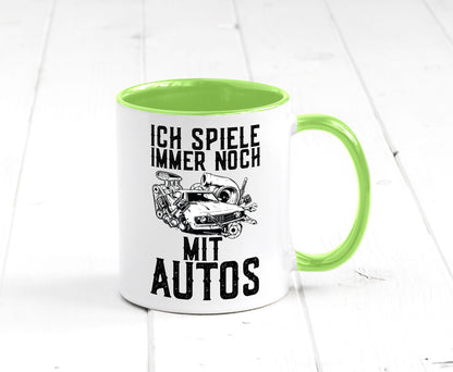 Spiele noch mit Autos | Werkstatt Werkzeug Mechaniker lustiger Spruch Geschenk
