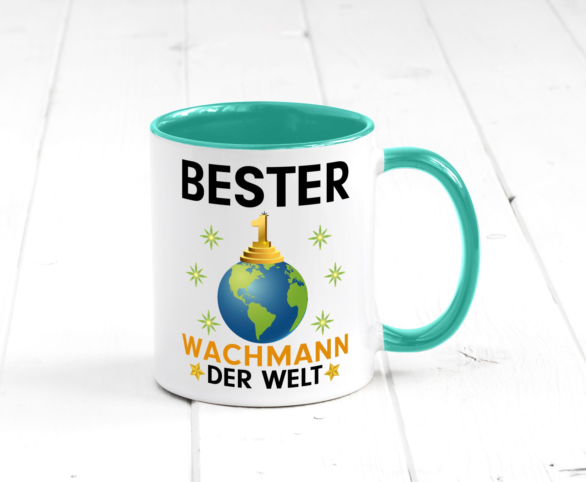 Welt Bester Wachmann | Wachpersonal Nachtwächter Humor Geschenkidee Tasse