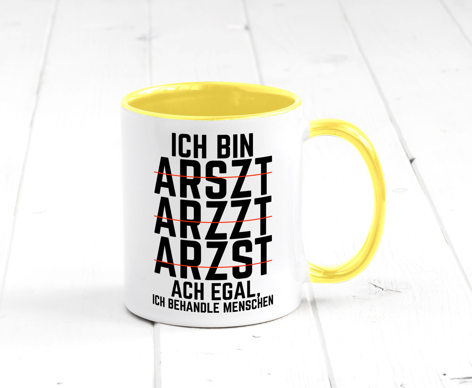 Ich bin Arzt | Rechtschreibung Klinik lustiger Spruch lustig Humor Geschenkidee