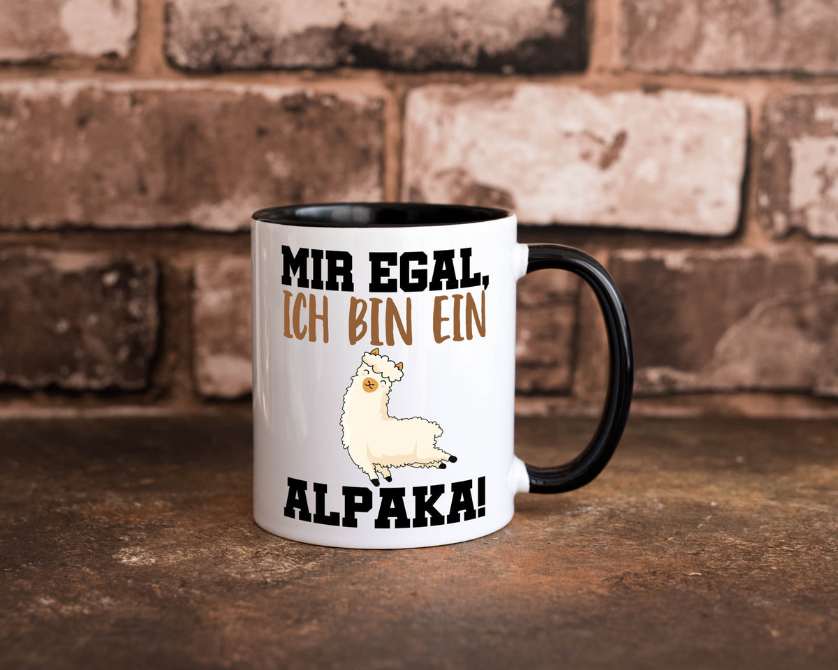 Ich bin ein Alpaka! Geschenk Humor Geschenkidee lustiger Spruch Tasse