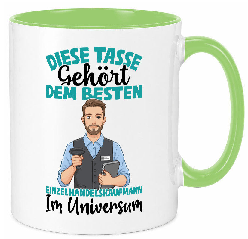 Im Universum: Einzelhandelskaufmann | Einzelhandel Geschenk Humor Geschenkidee Tasse