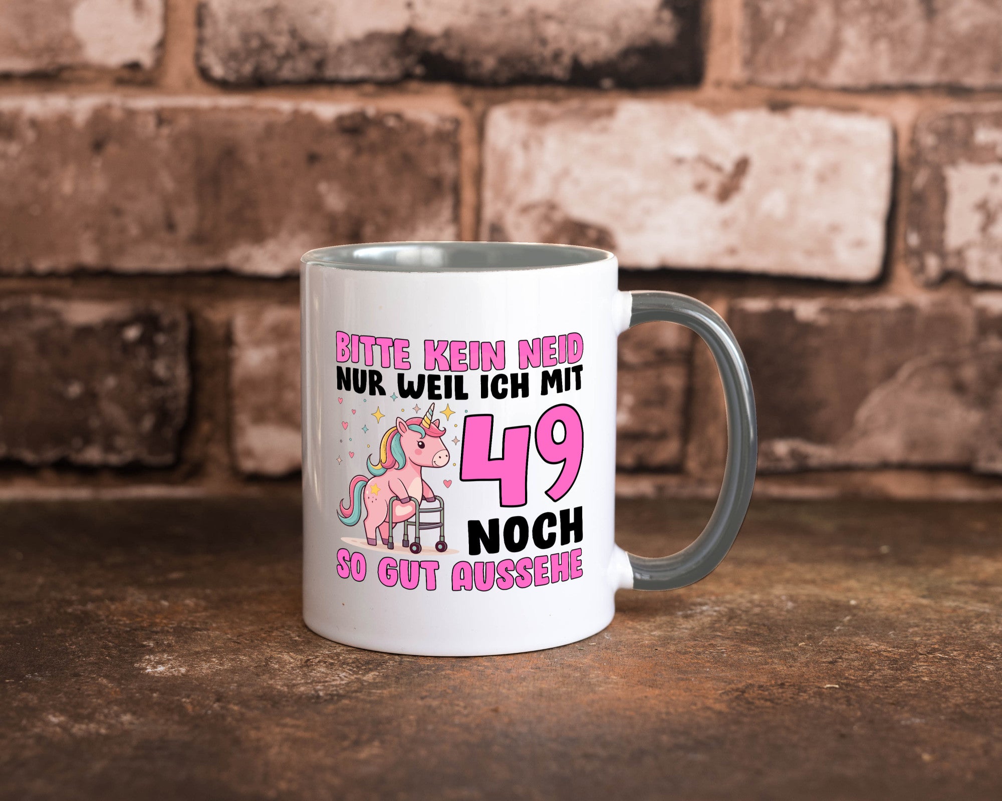 49. Geburtstag | 49 Jahre Mit noch so gut aussehen lustiger Spruch Geschenk
