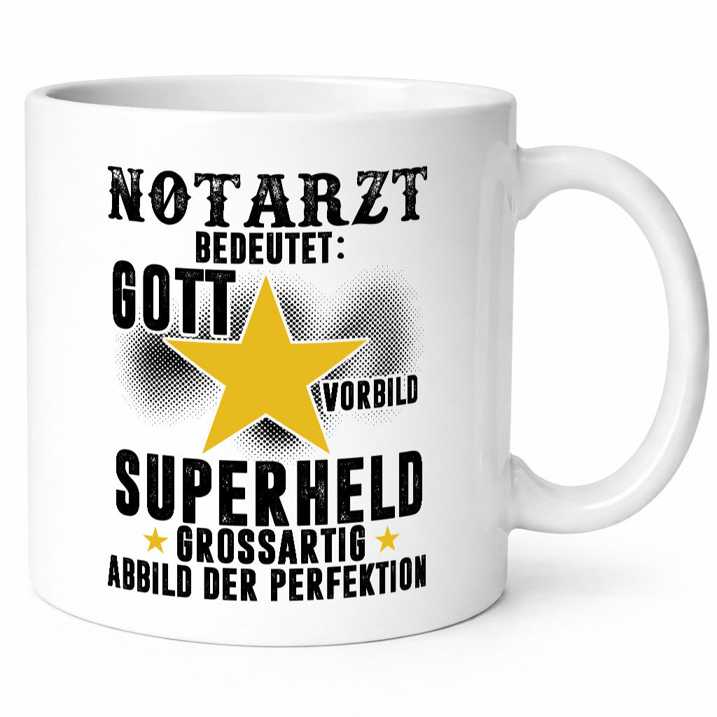 Bedeutung von Notarzt | Arzt Geschenkidee Humor Tasse