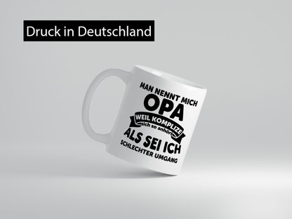Nenn mich Opa, Komplize schlechter Umgang | Opa Witz Geschenk Familie