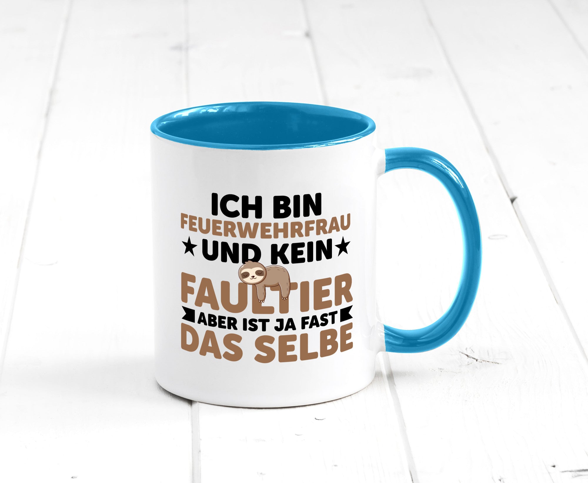 Ich bin kein Faultier: Feuerwehrfrau | Feuerwehr lustiger Spruch Geschenk