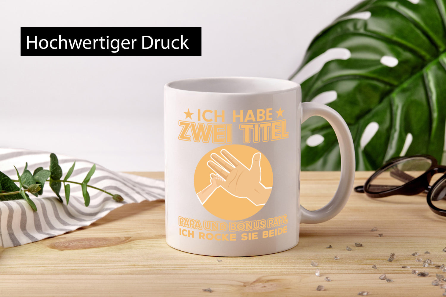 Papa und Bonus | Vatertag Tasse Stiefvater Geschenk Familie Geschenkidee