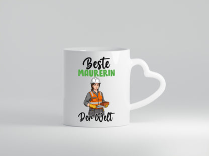 Bester Maurerin | Bau Handwerkerin Humor Geschenkidee Tasse