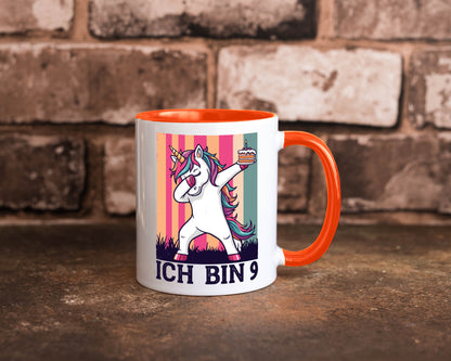 9 Geburtstag | Einhorn Damping Mädchen Humor Geschenkidee Tasse