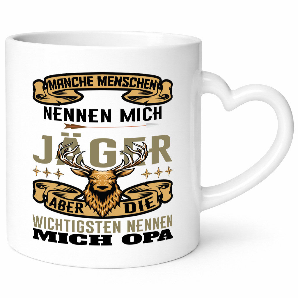 Manche Menschen nennen mich Jäger | Bester Opa Humor Familie Geschenkidee Tasse