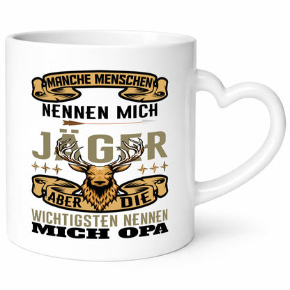 Manche Menschen nennen mich Jäger | Bester Opa Humor Familie Geschenkidee Tasse