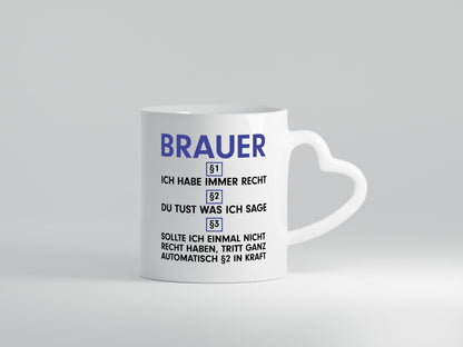 Ich habe immer Recht Brauer | Bier Brauerei v2 lustig Humor Geschenkidee