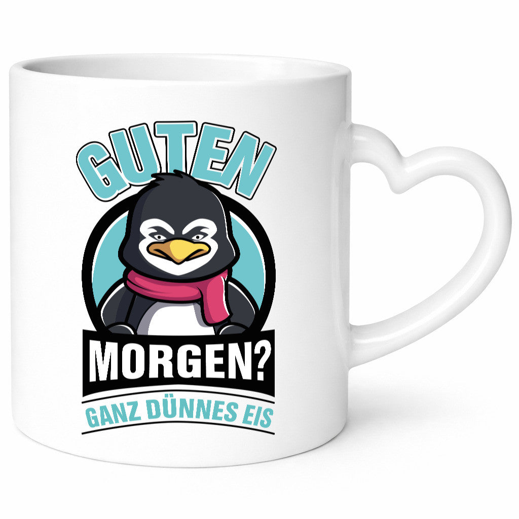 Guten Morgen? Ganz Dünnes Eis | Pinguin Geschenk Humor Geschenkidee lustiger