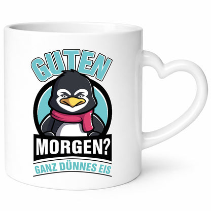 Guten Morgen? Ganz Dünnes Eis | Pinguin Geschenk Humor Geschenkidee lustiger