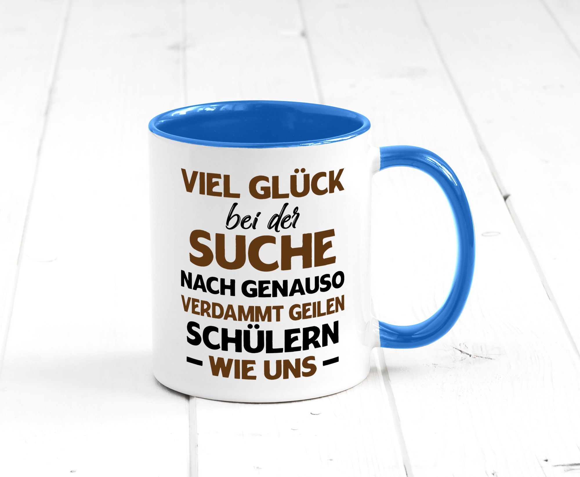 Viel glück | Geile schüler Schule Beste Lehrerin lustig Humor Geschenkidee